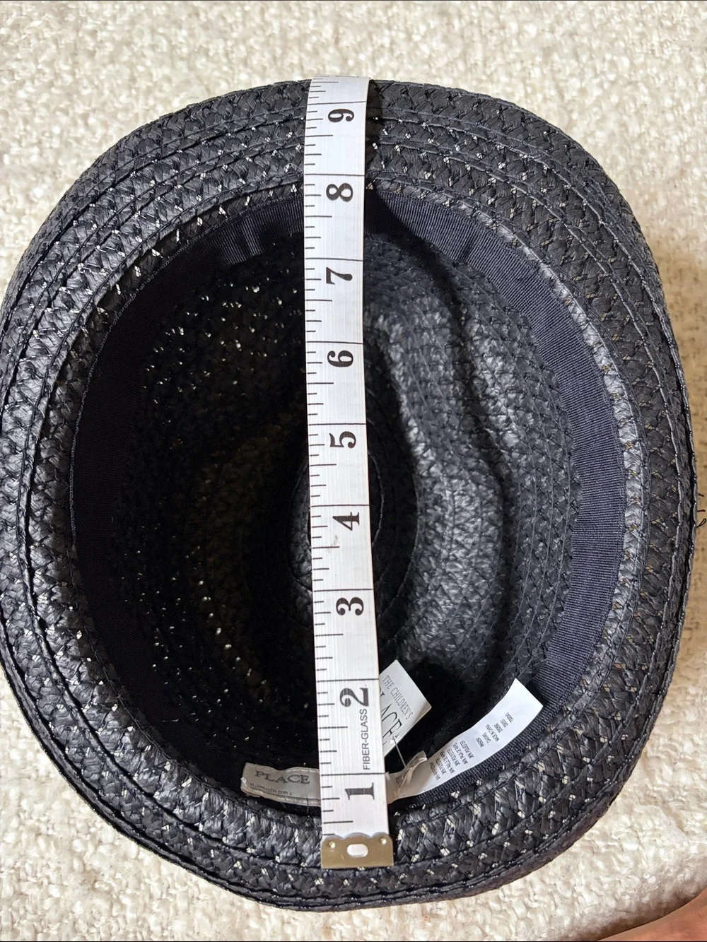 🌸The Children’s Place Girls Youth Size Medium (7-8) Brown Straw Hat